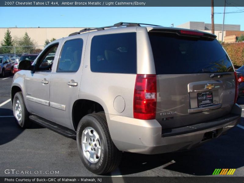 Amber Bronze Metallic / Light Cashmere/Ebony 2007 Chevrolet Tahoe LT 4x4
