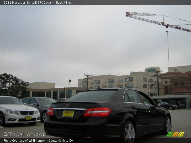 Black / Black 2011 Mercedes-Benz E 350 Sedan
