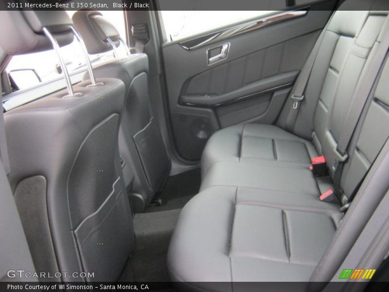  2011 E 350 Sedan Black Interior