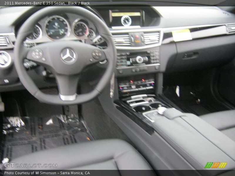 Black / Black 2011 Mercedes-Benz E 350 Sedan