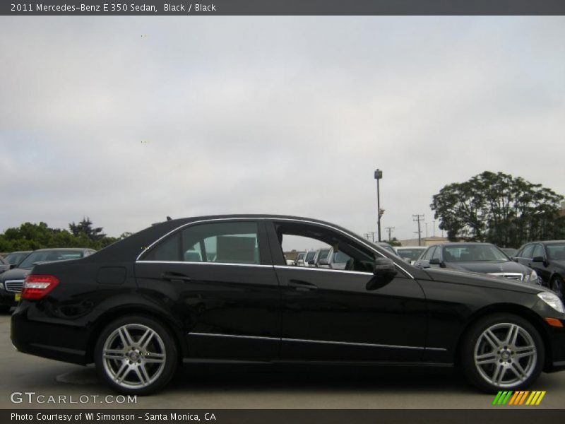 Black / Black 2011 Mercedes-Benz E 350 Sedan