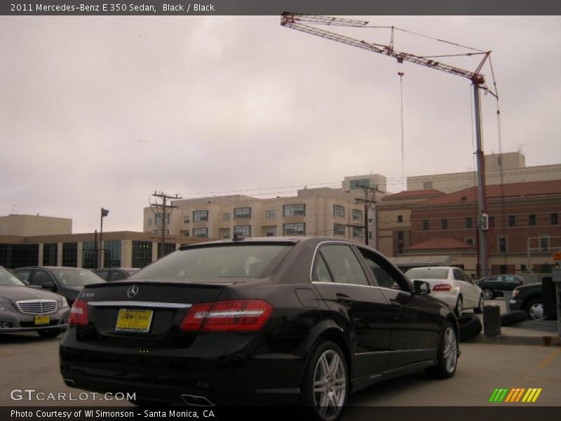 Black / Black 2011 Mercedes-Benz E 350 Sedan