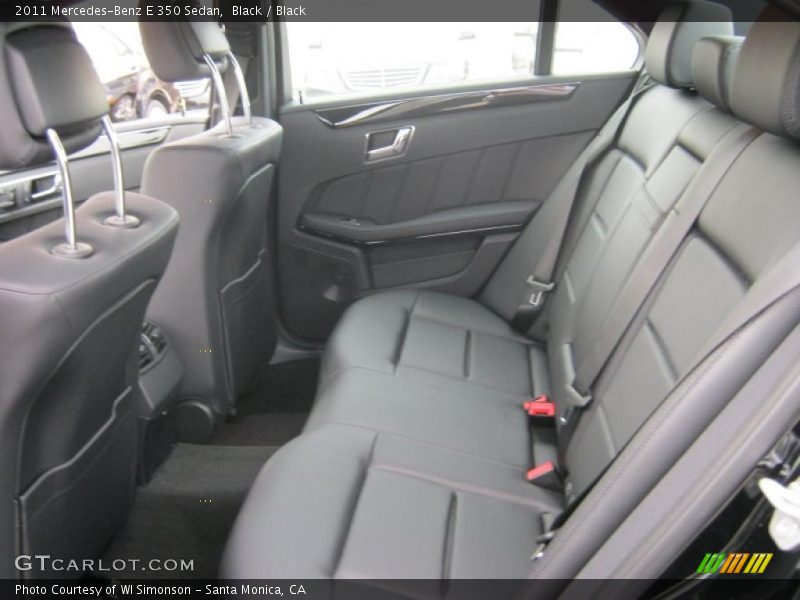  2011 E 350 Sedan Black Interior