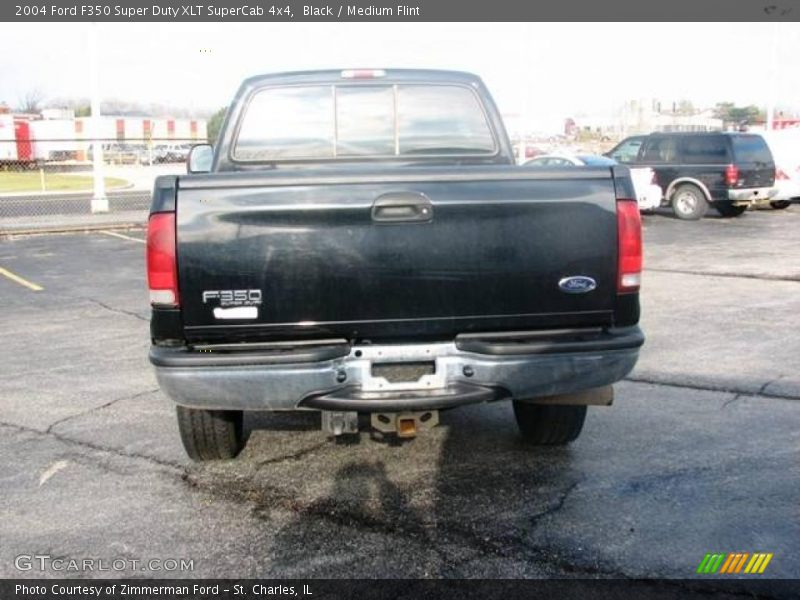 Black / Medium Flint 2004 Ford F350 Super Duty XLT SuperCab 4x4