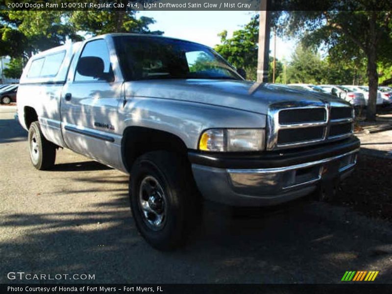Light Driftwood Satin Glow / Mist Gray 2000 Dodge Ram 1500 SLT Regular Cab 4x4