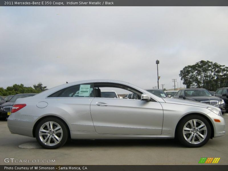 Iridium Silver Metallic / Black 2011 Mercedes-Benz E 350 Coupe