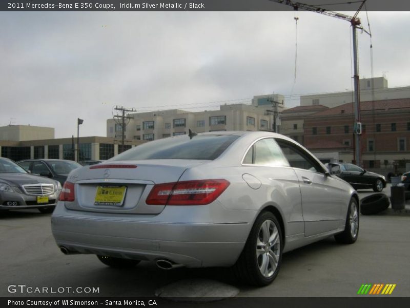 Iridium Silver Metallic / Black 2011 Mercedes-Benz E 350 Coupe