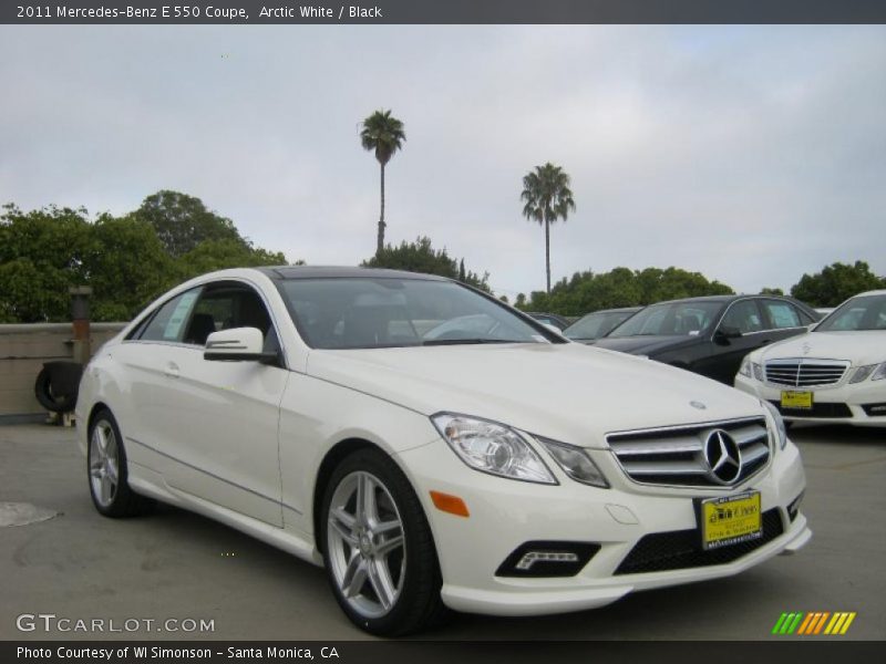  2011 E 550 Coupe Arctic White