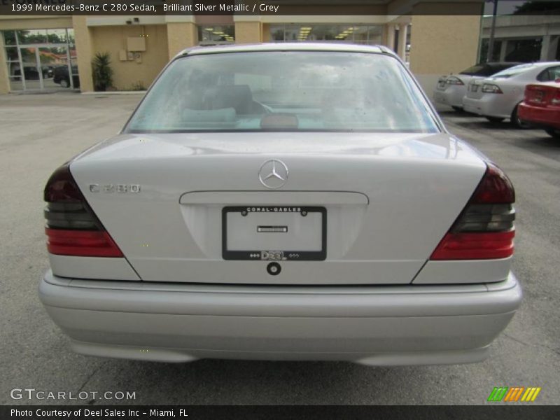 Brilliant Silver Metallic / Grey 1999 Mercedes-Benz C 280 Sedan