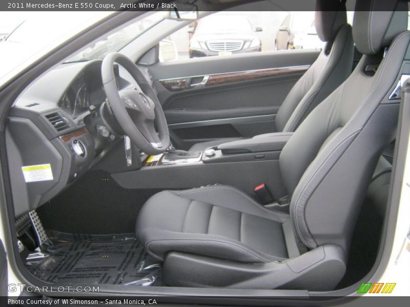  2011 E 550 Coupe Black Interior