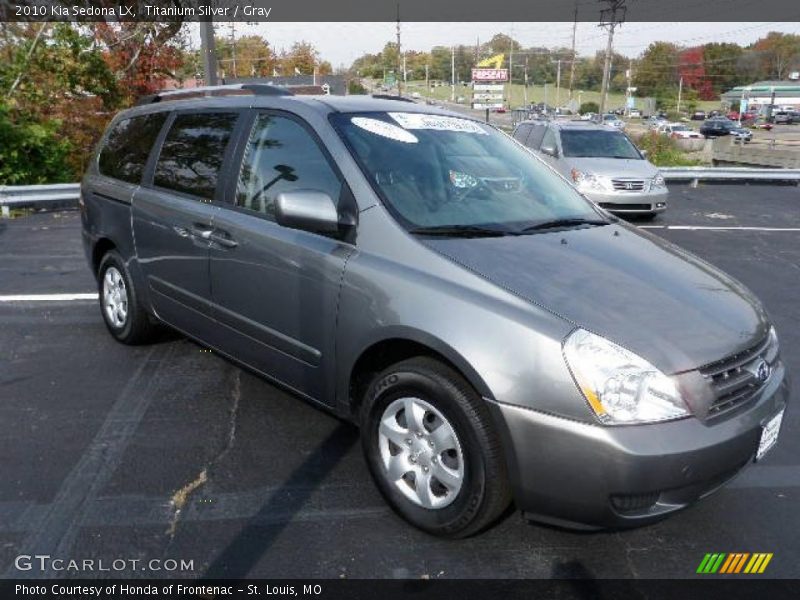 Titanium Silver / Gray 2010 Kia Sedona LX