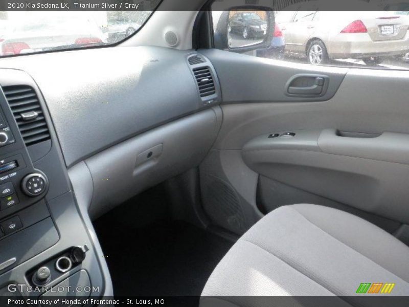 Titanium Silver / Gray 2010 Kia Sedona LX