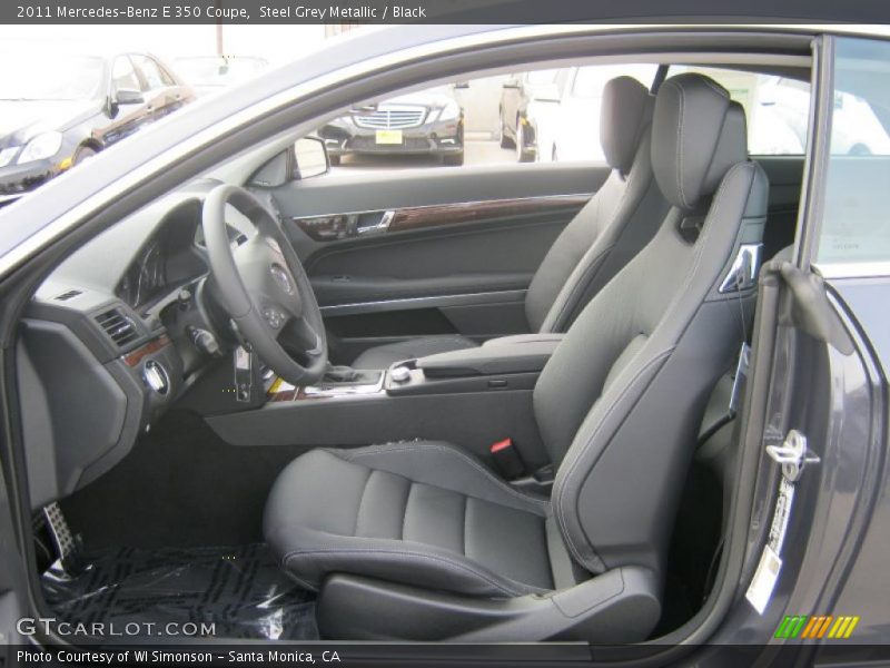  2011 E 350 Coupe Black Interior