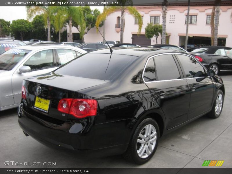 Black / Pure Beige 2007 Volkswagen Jetta Wolfsburg Edition Sedan