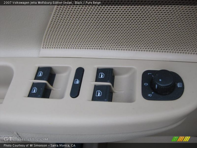 Black / Pure Beige 2007 Volkswagen Jetta Wolfsburg Edition Sedan