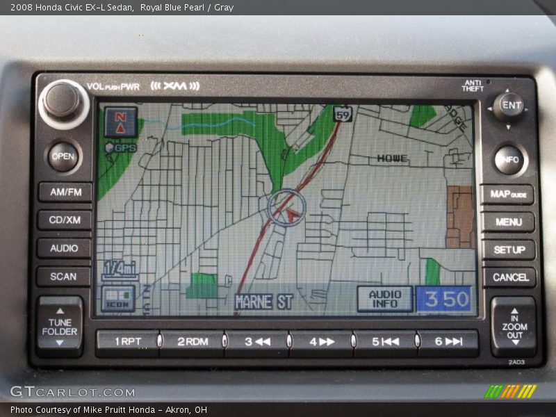 Navigation of 2008 Civic EX-L Sedan