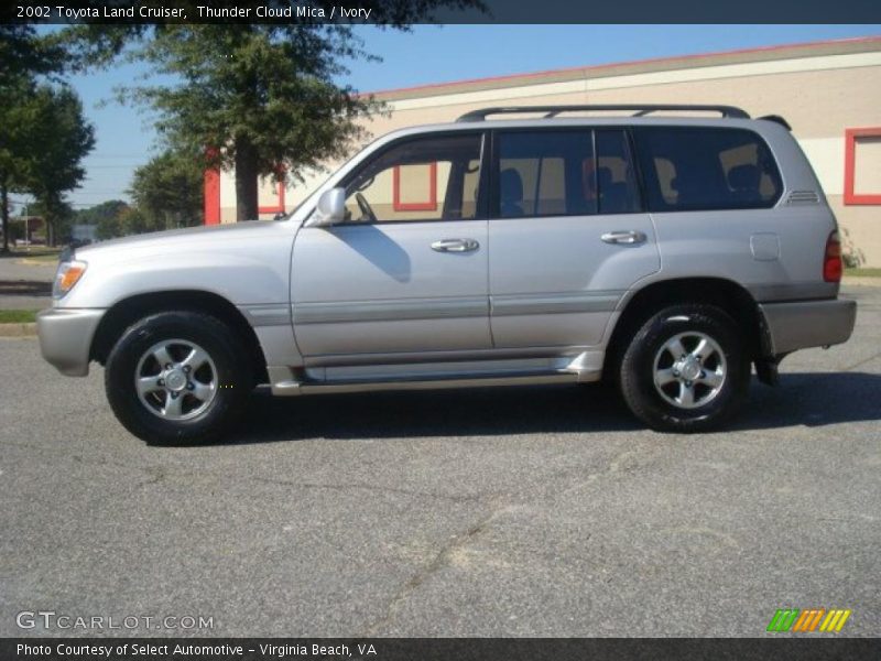 Thunder Cloud Mica / Ivory 2002 Toyota Land Cruiser