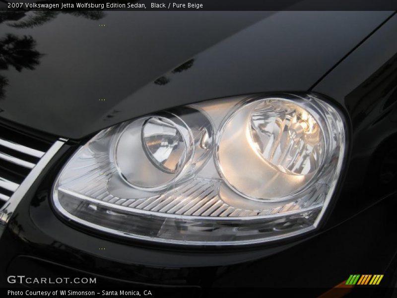 Black / Pure Beige 2007 Volkswagen Jetta Wolfsburg Edition Sedan