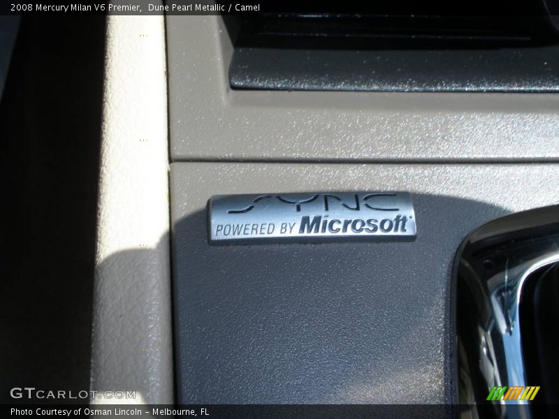 Dune Pearl Metallic / Camel 2008 Mercury Milan V6 Premier