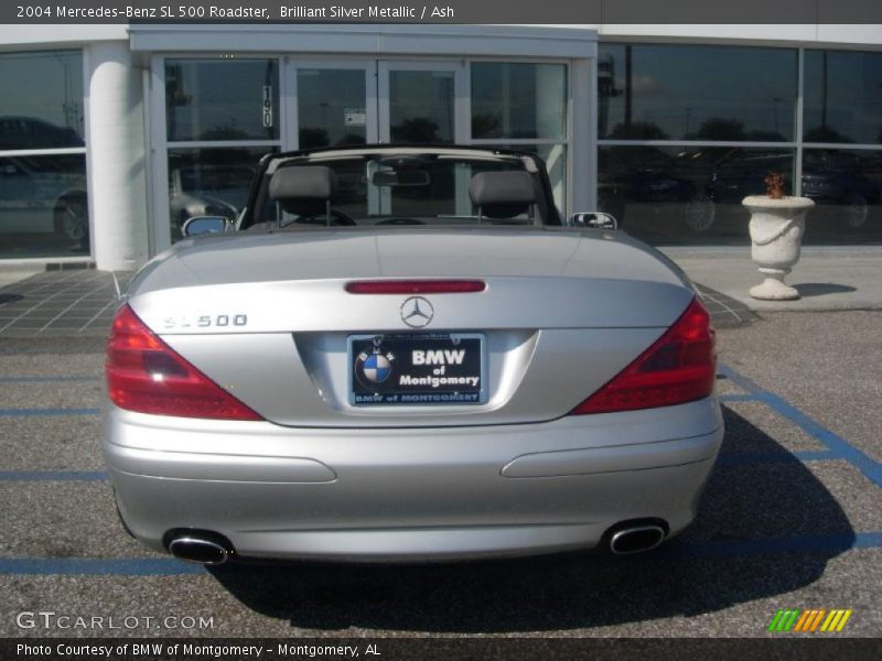 Brilliant Silver Metallic / Ash 2004 Mercedes-Benz SL 500 Roadster