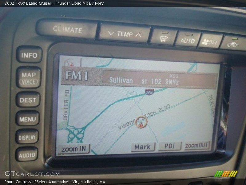 Thunder Cloud Mica / Ivory 2002 Toyota Land Cruiser