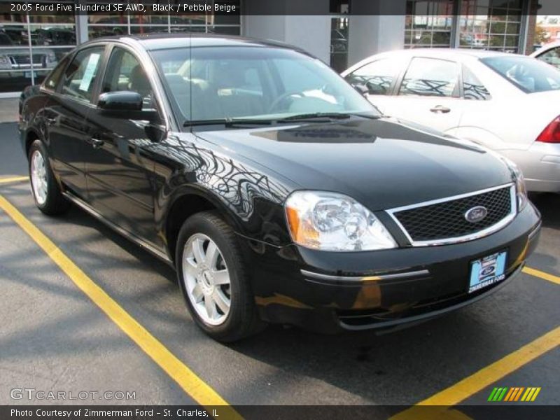 Black / Pebble Beige 2005 Ford Five Hundred SE AWD