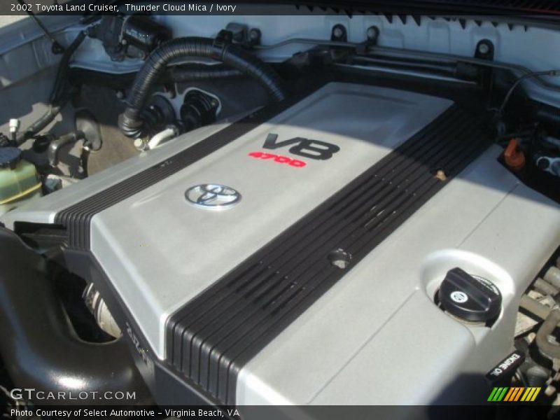Thunder Cloud Mica / Ivory 2002 Toyota Land Cruiser