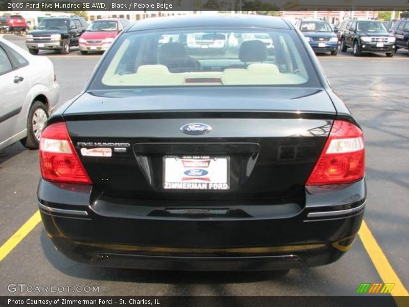 Black / Pebble Beige 2005 Ford Five Hundred SE AWD