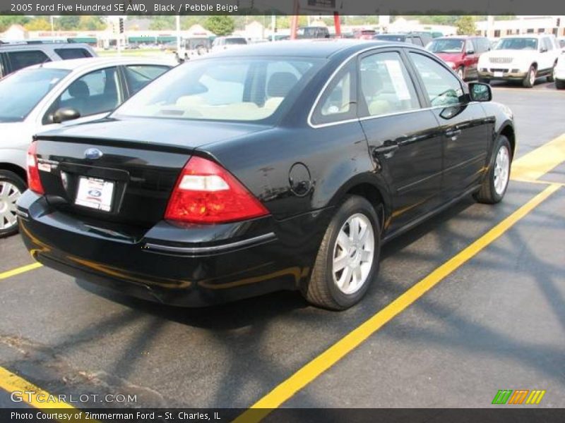 Black / Pebble Beige 2005 Ford Five Hundred SE AWD
