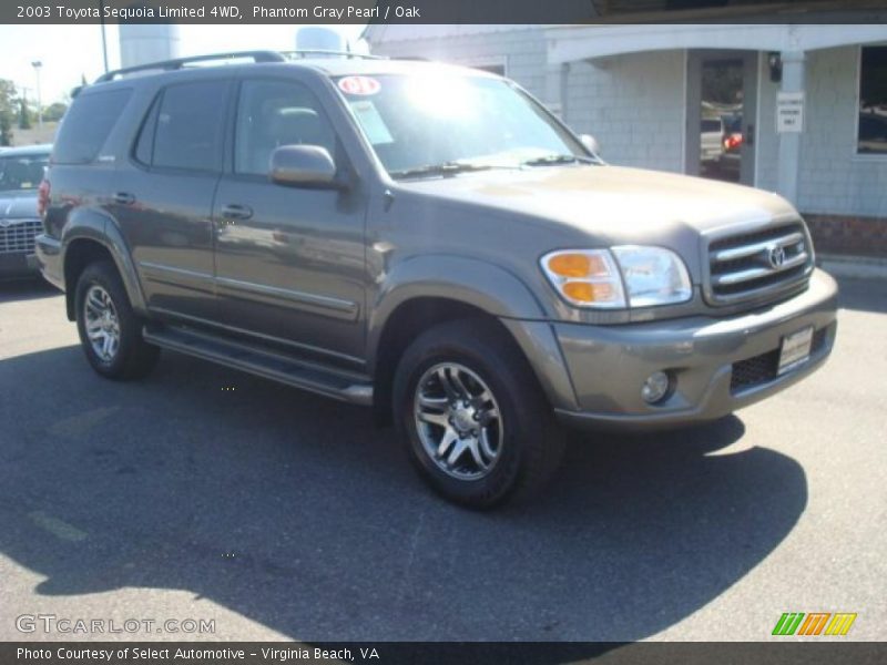 Phantom Gray Pearl / Oak 2003 Toyota Sequoia Limited 4WD