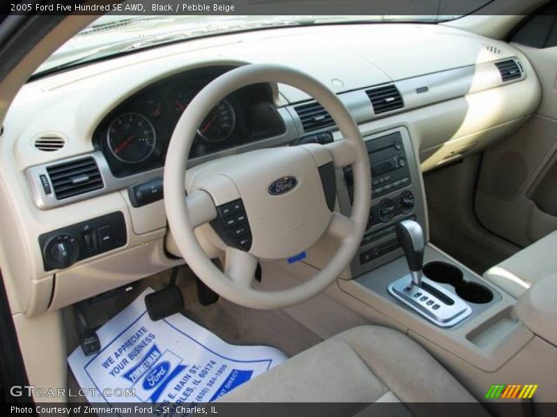 Black / Pebble Beige 2005 Ford Five Hundred SE AWD