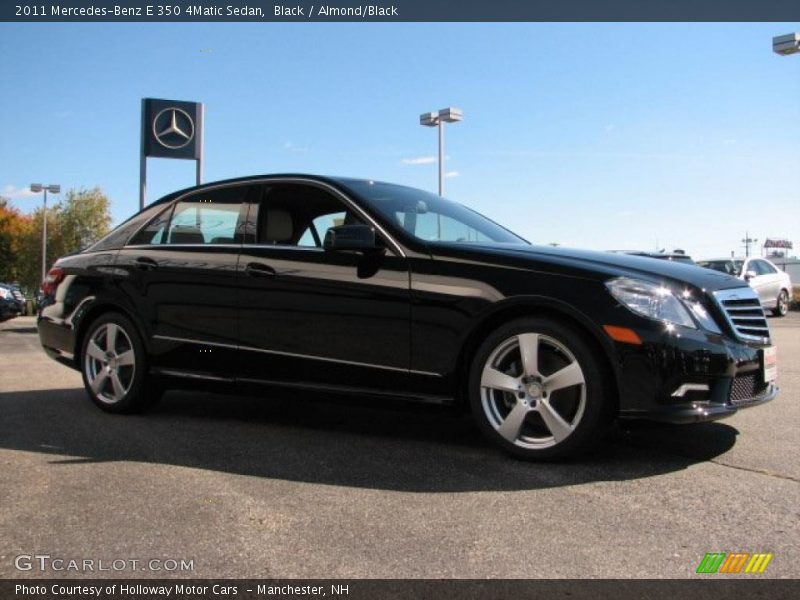 Black / Almond/Black 2011 Mercedes-Benz E 350 4Matic Sedan