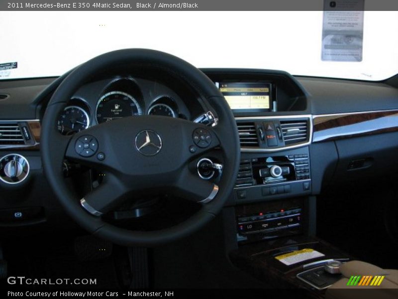 Black / Almond/Black 2011 Mercedes-Benz E 350 4Matic Sedan