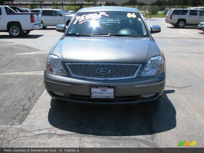 Dark Shadow Grey Metallic / Black 2006 Ford Five Hundred Limited