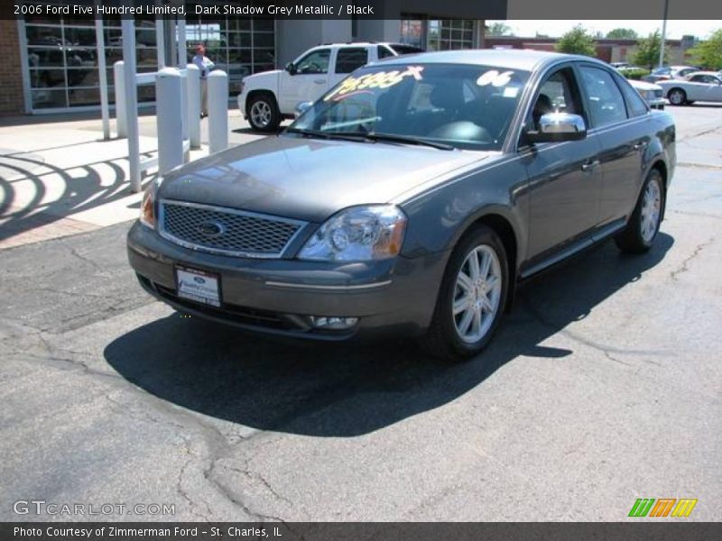 Dark Shadow Grey Metallic / Black 2006 Ford Five Hundred Limited