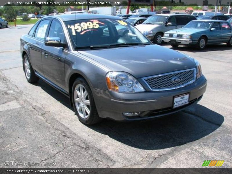 Dark Shadow Grey Metallic / Black 2006 Ford Five Hundred Limited