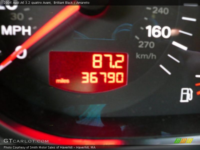 Brilliant Black / Amaretto 2006 Audi A6 3.2 quattro Avant