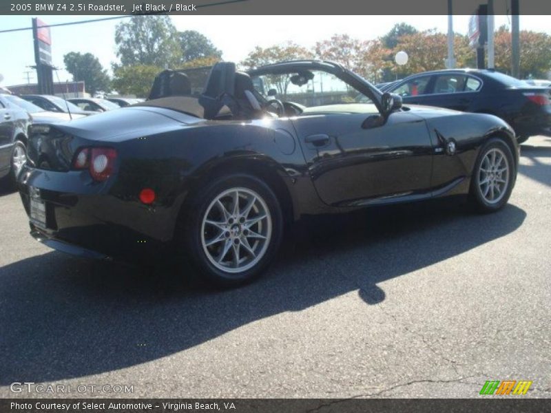Jet Black / Black 2005 BMW Z4 2.5i Roadster