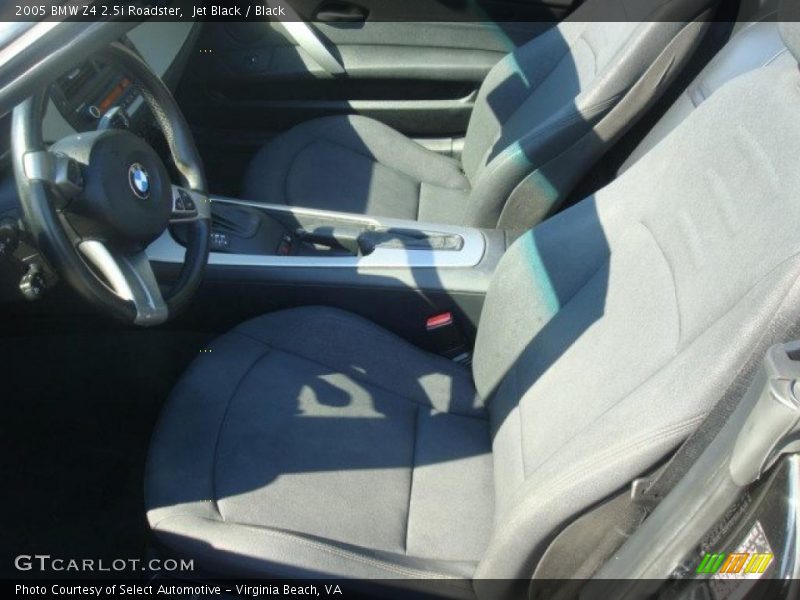 Jet Black / Black 2005 BMW Z4 2.5i Roadster