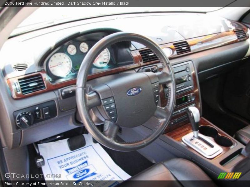 Dark Shadow Grey Metallic / Black 2006 Ford Five Hundred Limited