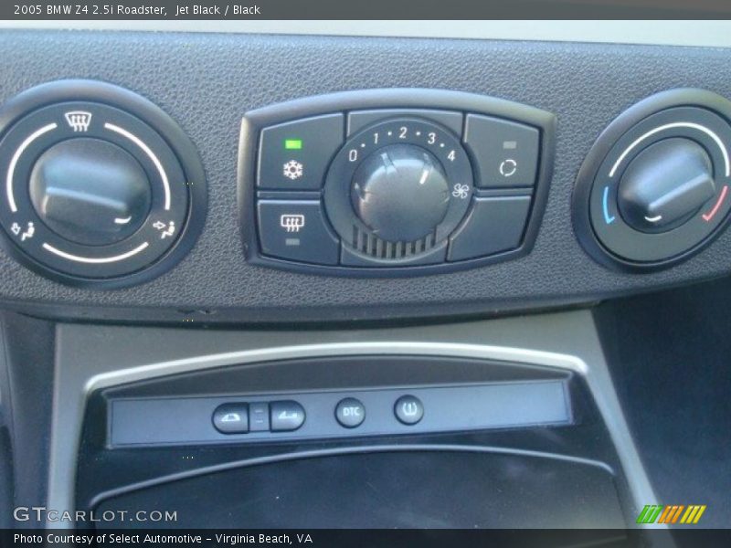Jet Black / Black 2005 BMW Z4 2.5i Roadster