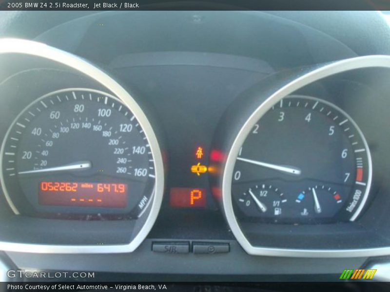 Jet Black / Black 2005 BMW Z4 2.5i Roadster