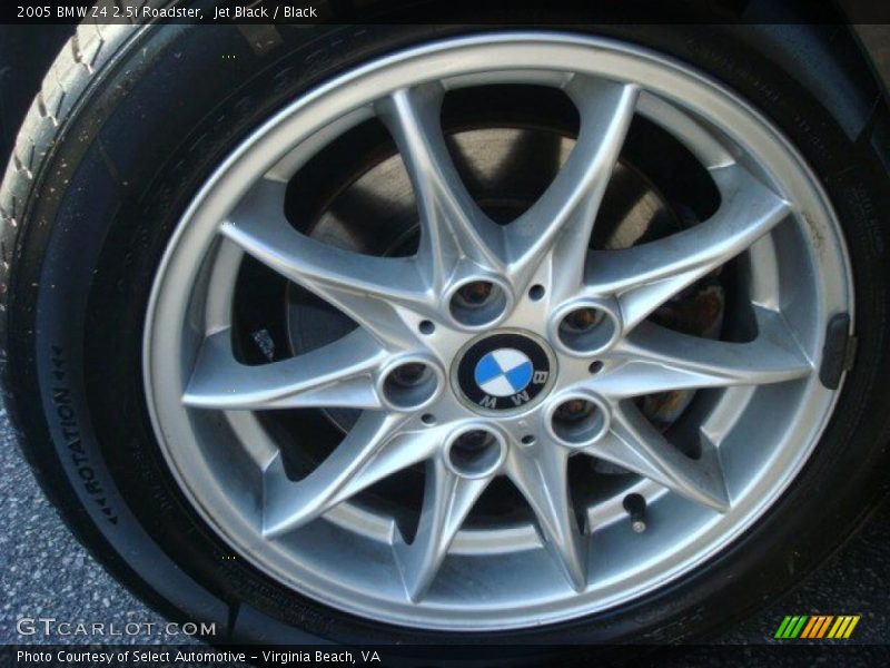 Jet Black / Black 2005 BMW Z4 2.5i Roadster