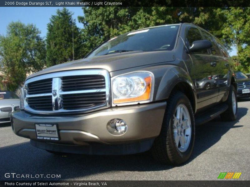 Light Khaki Metallic / Light Graystone 2006 Dodge Durango SLT