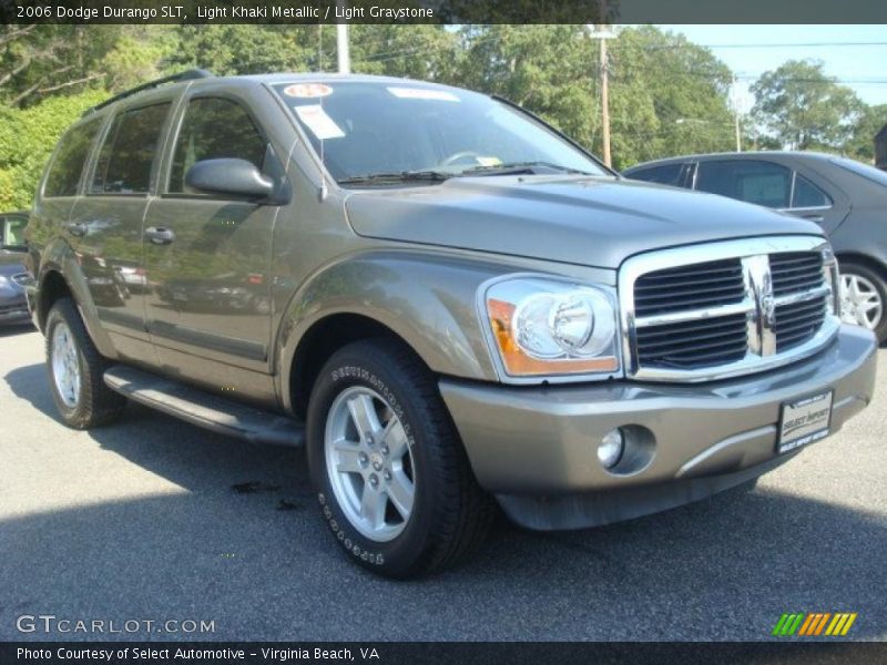 Light Khaki Metallic / Light Graystone 2006 Dodge Durango SLT