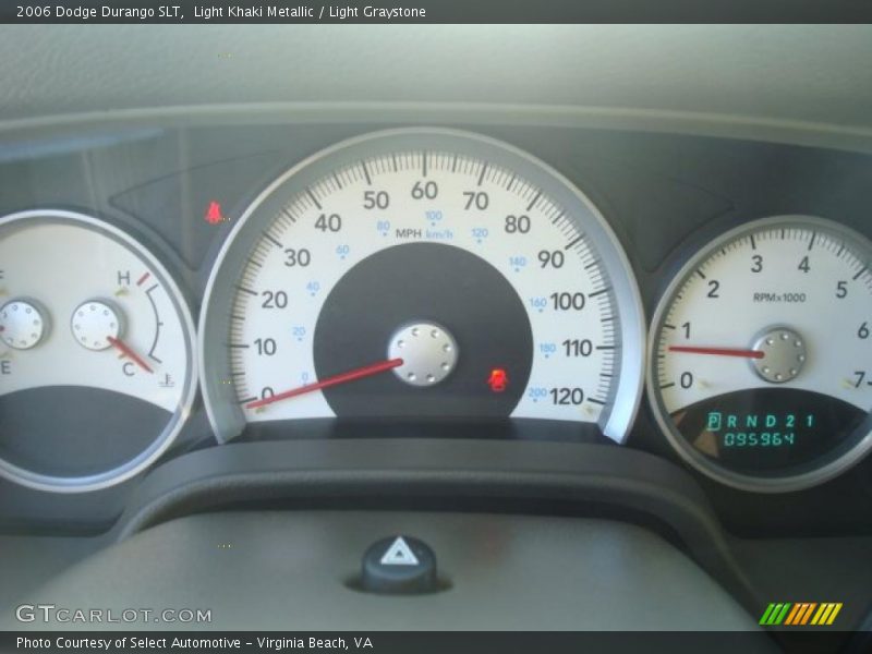 Light Khaki Metallic / Light Graystone 2006 Dodge Durango SLT