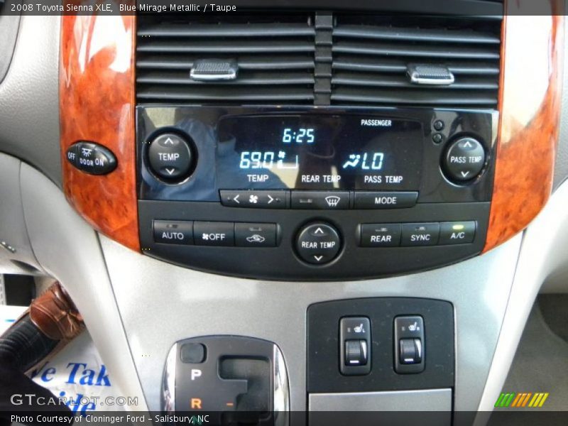 Blue Mirage Metallic / Taupe 2008 Toyota Sienna XLE