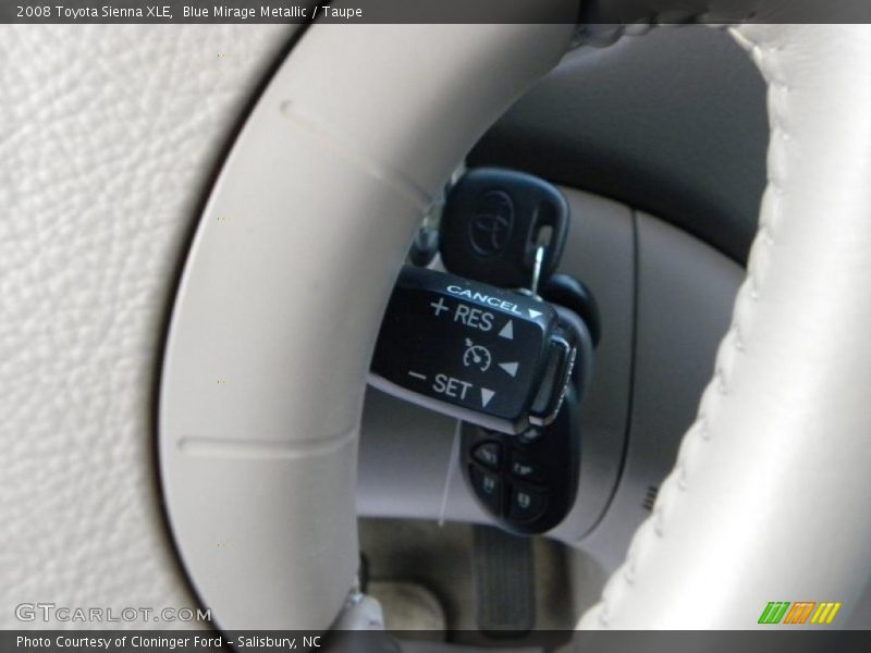 Blue Mirage Metallic / Taupe 2008 Toyota Sienna XLE