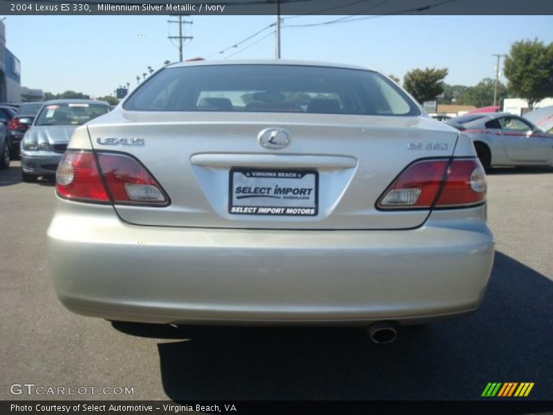 Millennium Silver Metallic / Ivory 2004 Lexus ES 330