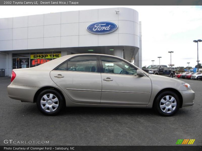 Desert Sand Mica / Taupe 2002 Toyota Camry LE